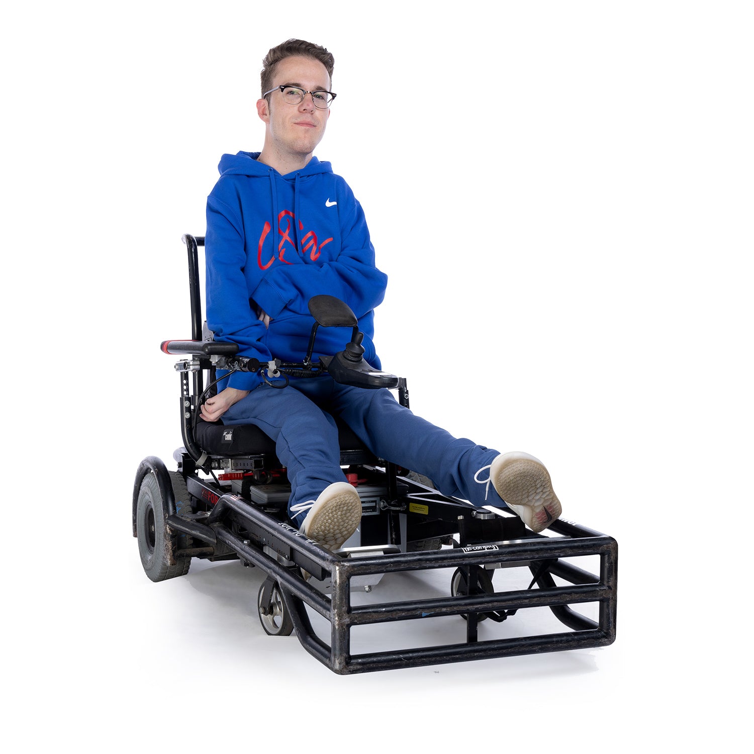 Men's Nike USWNT Script Royal Hoodie - Front View