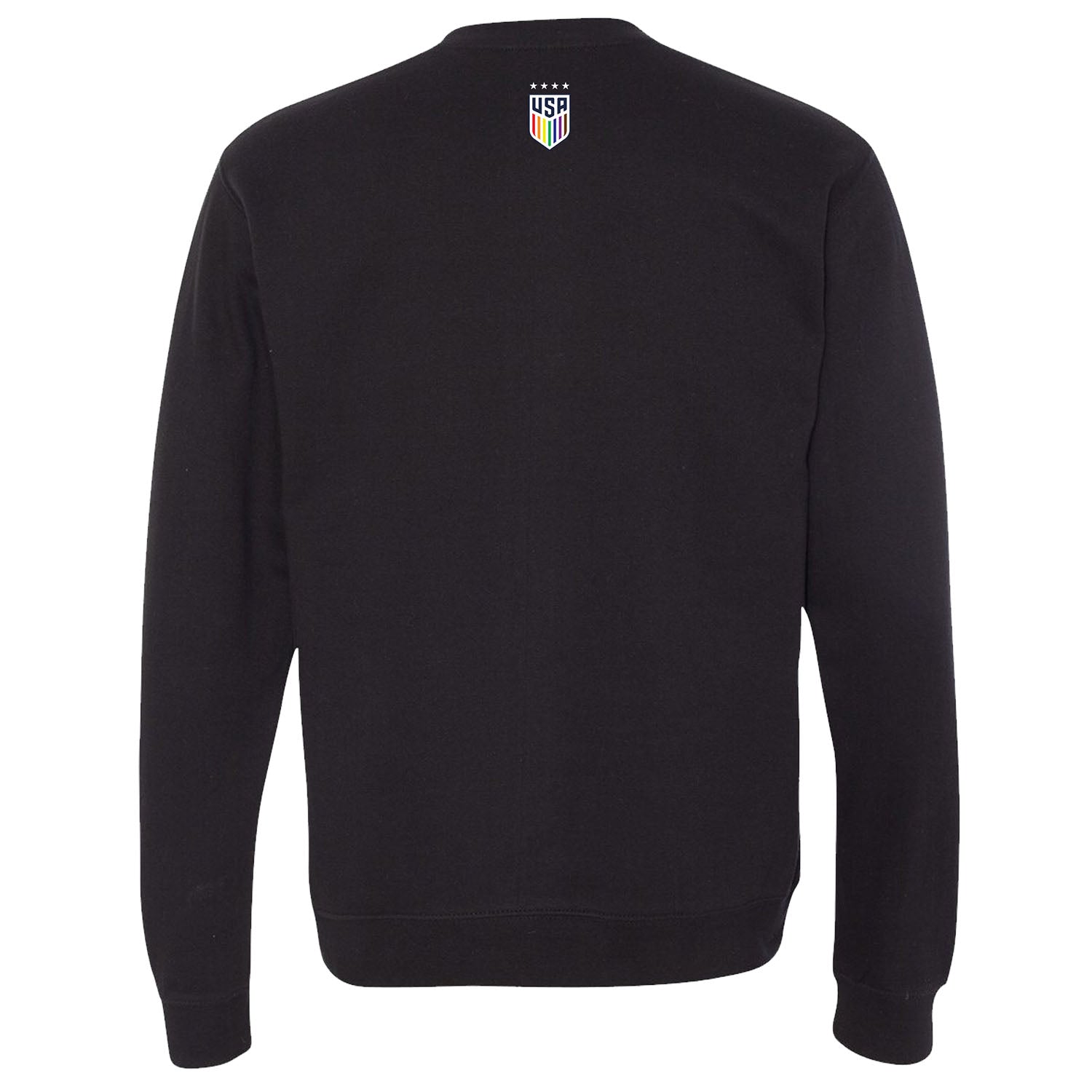 Unisex USWNT 2023 Pride Black Crewneck - Back View