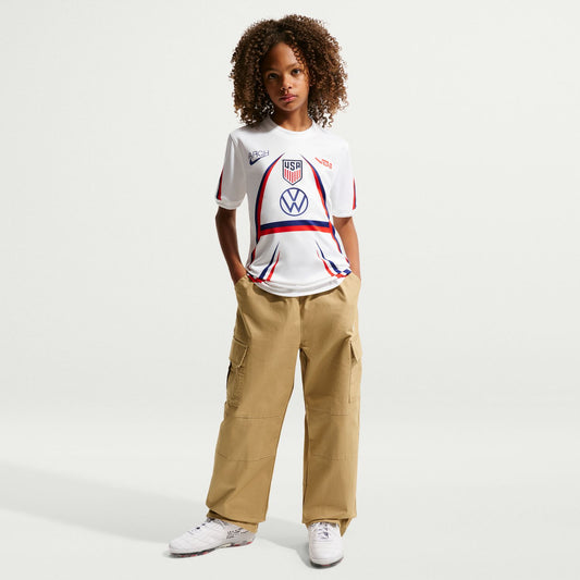 USA x V.A.A. Big Kids' Short-Sleeve Pre-Match Top