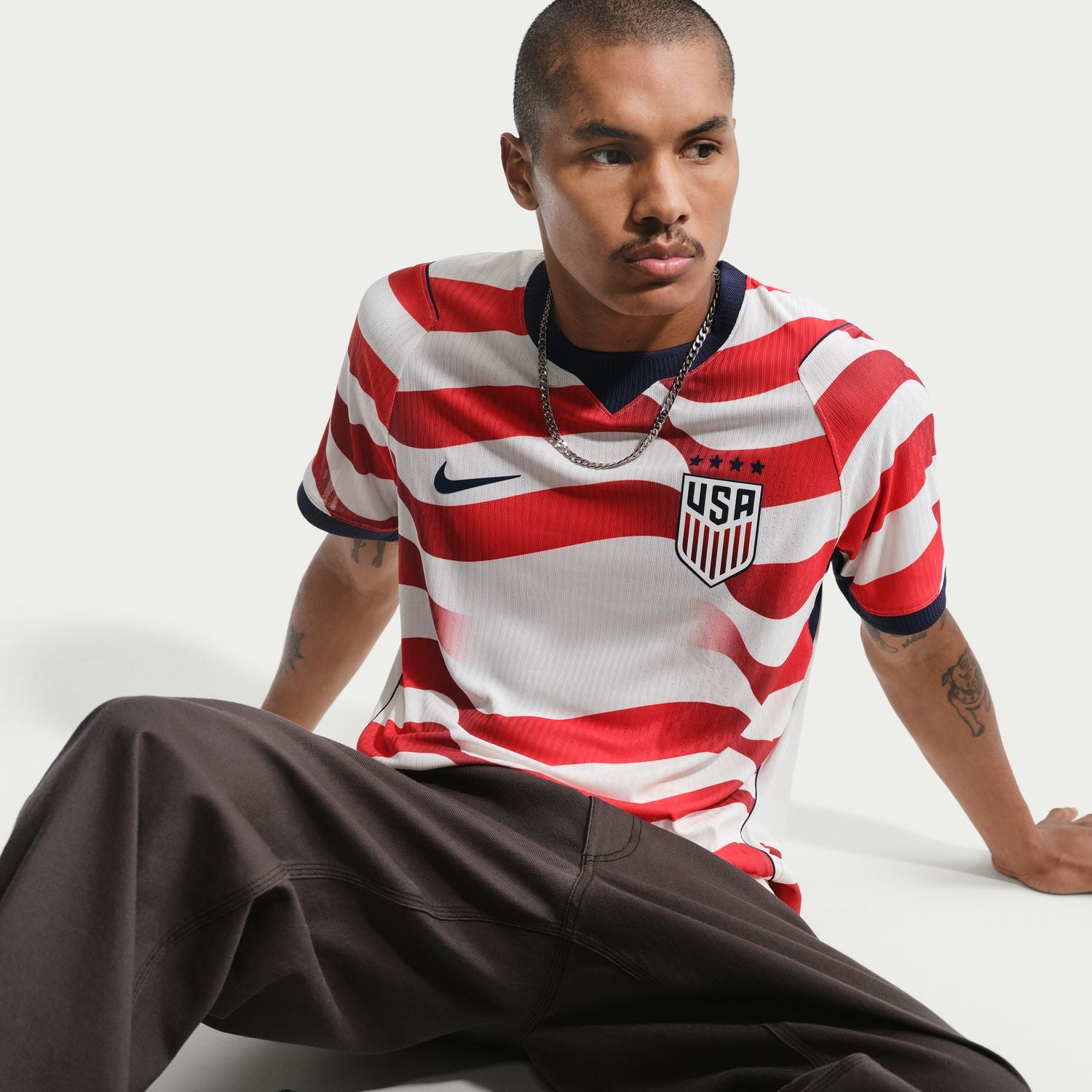 Men's Nike USWNT 2026 Home Open Match Jersey - Stripes – U.S.
