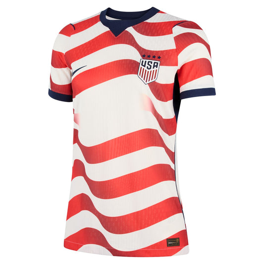 Women's Nike USWNT 2026 Personalized Home Authentic Jersey - Stripes