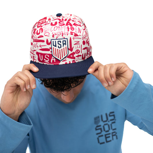 Adult USA Icon Red Hat