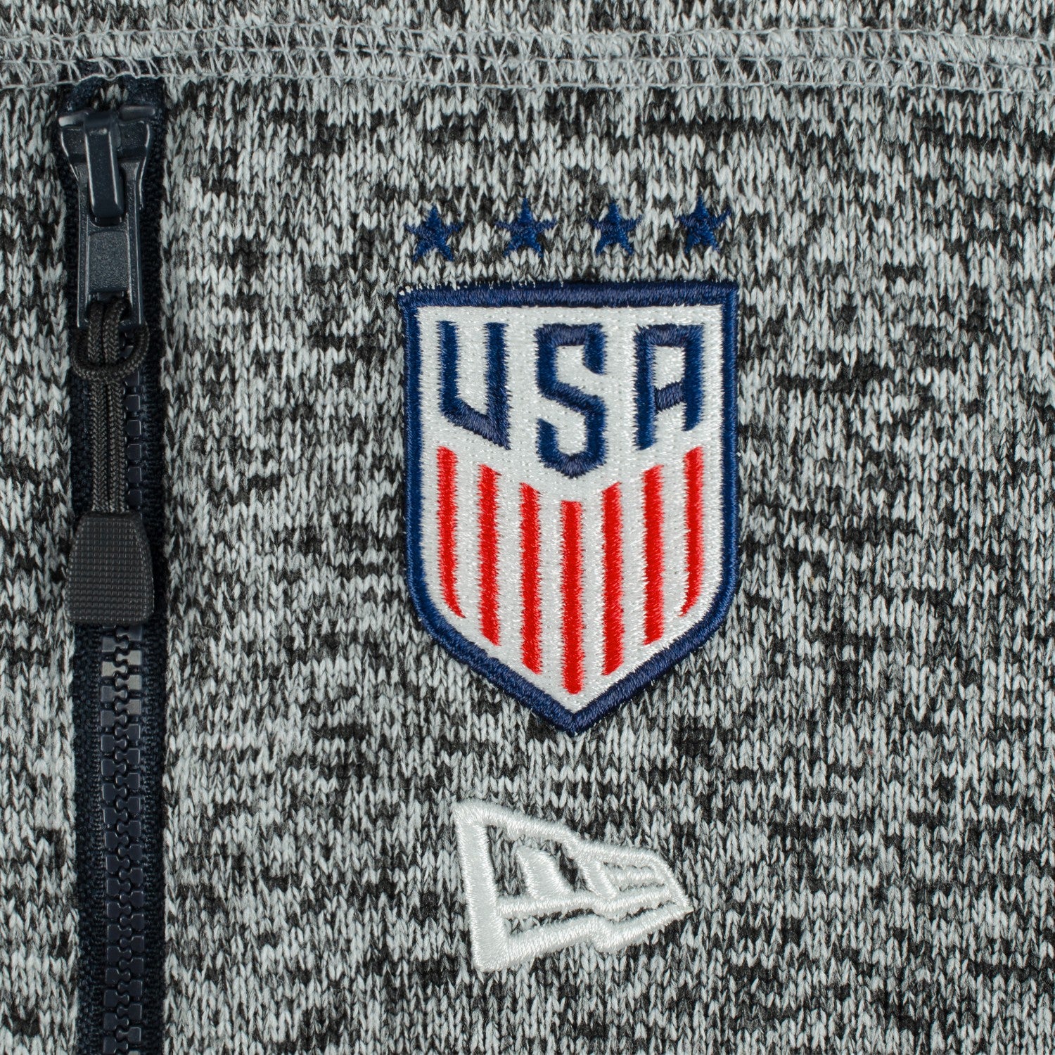 Unisex USWNT New Era Mock Neck Full Zip Jacket
