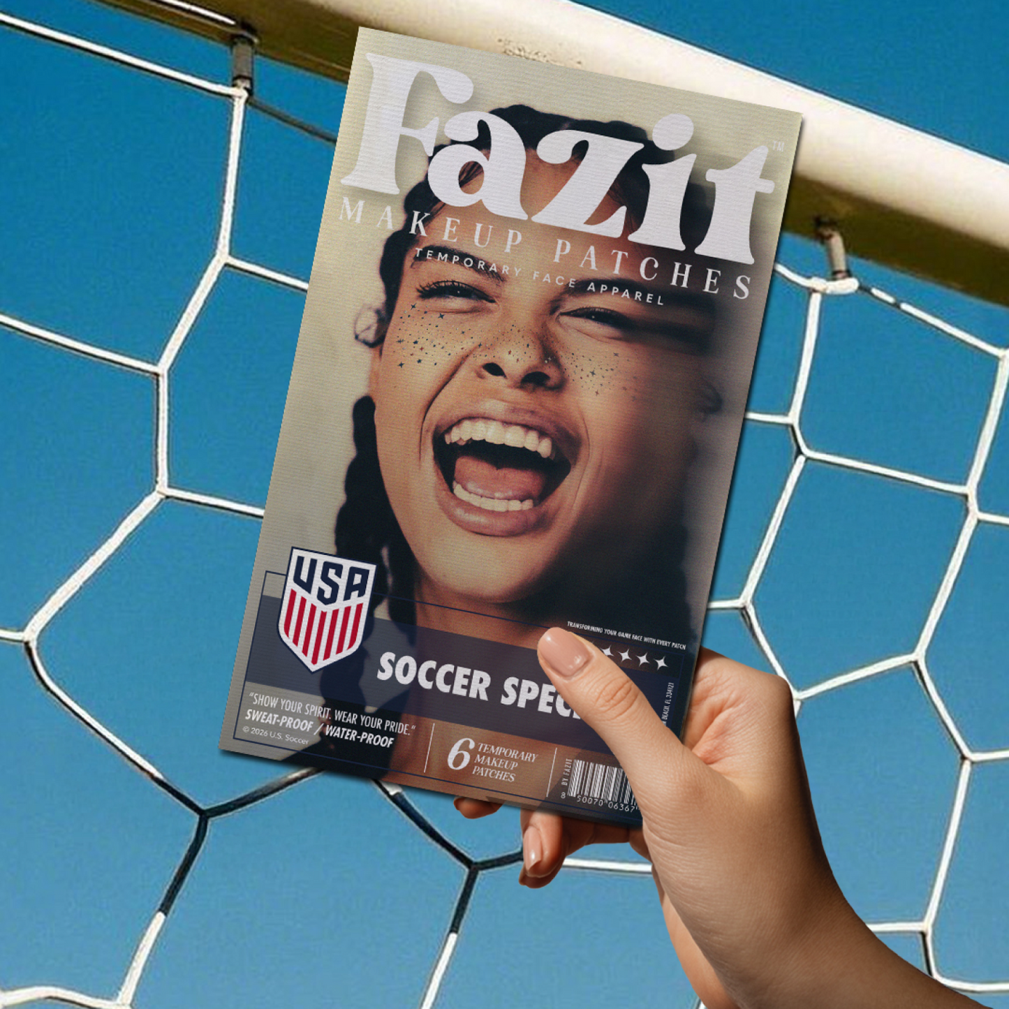 U.S. Soccer Speckles Fazit Makeup Patches