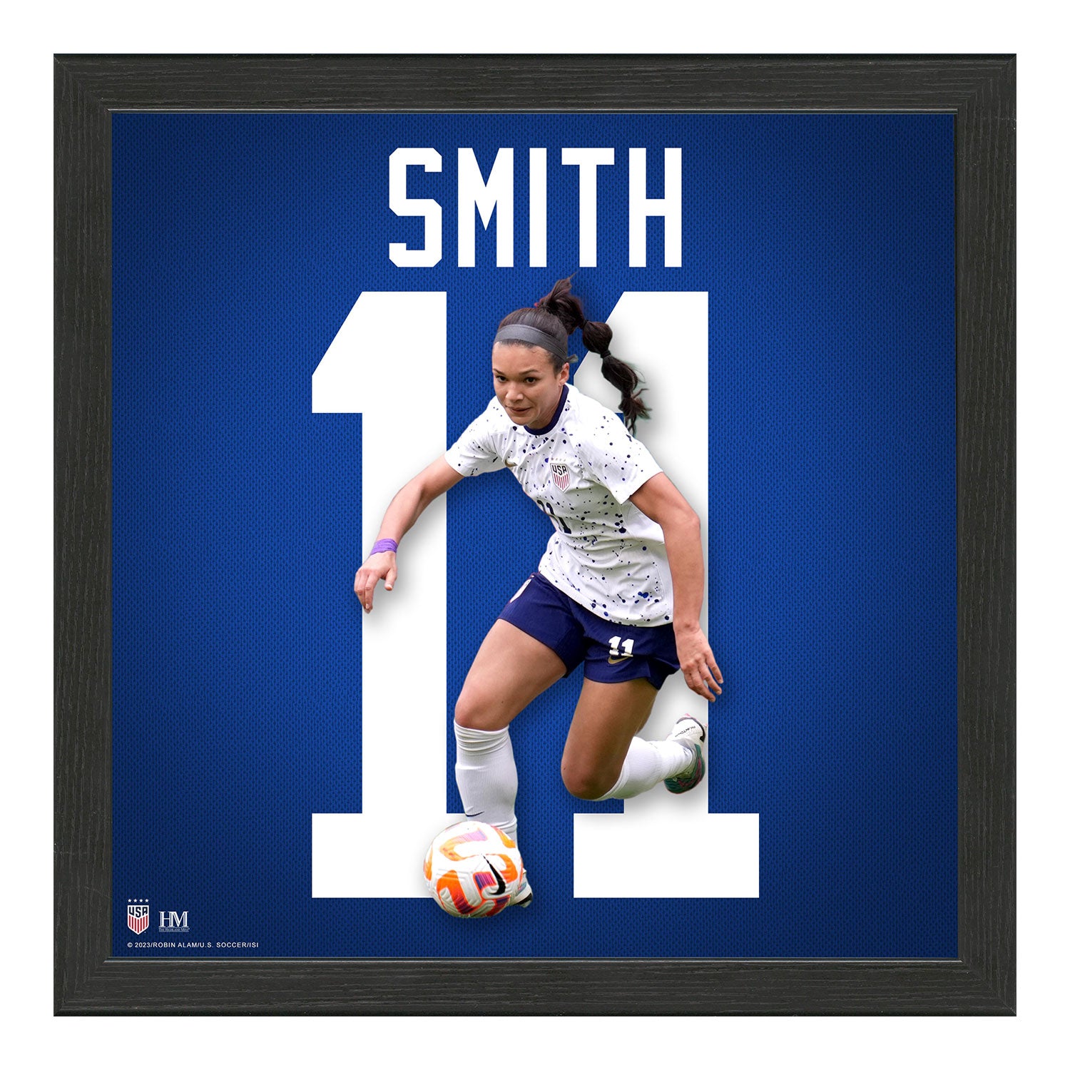 Highland Mint Alex Morgan Impact Jersey Frame