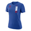 Women's Nike USWNT Vertical Dunn Royal Tee - Front View