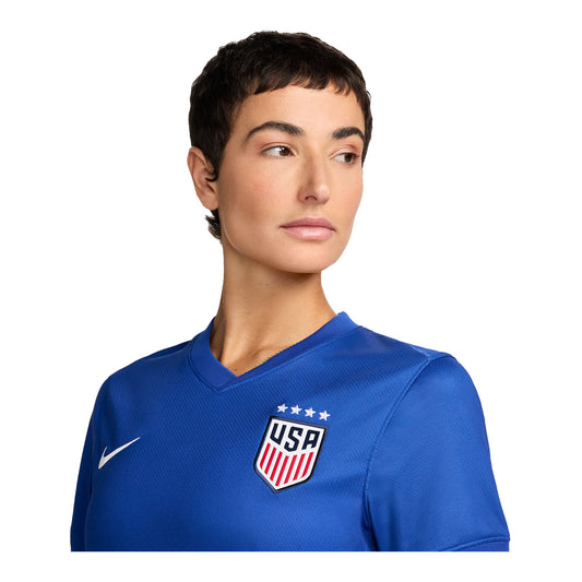 Women's Nike USWNT 2024 American Icon Away Stadium Jersey - Model View