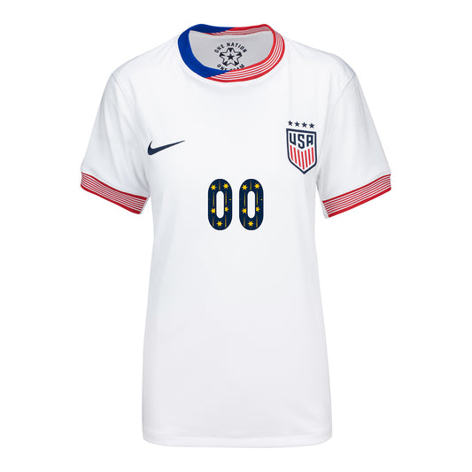 Women's Nike USWNT 2024 Personalized SheBelieves Cup Home Stadium Jersey - Front View