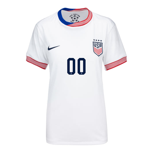 Women's Nike USWNT 2024 Personalized American Classic Home Stadium Jersey - Front View