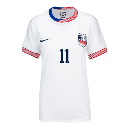 Women's Nike USWNT 2024 American Classic Home Smith 11 Stadium Jersey - Front View