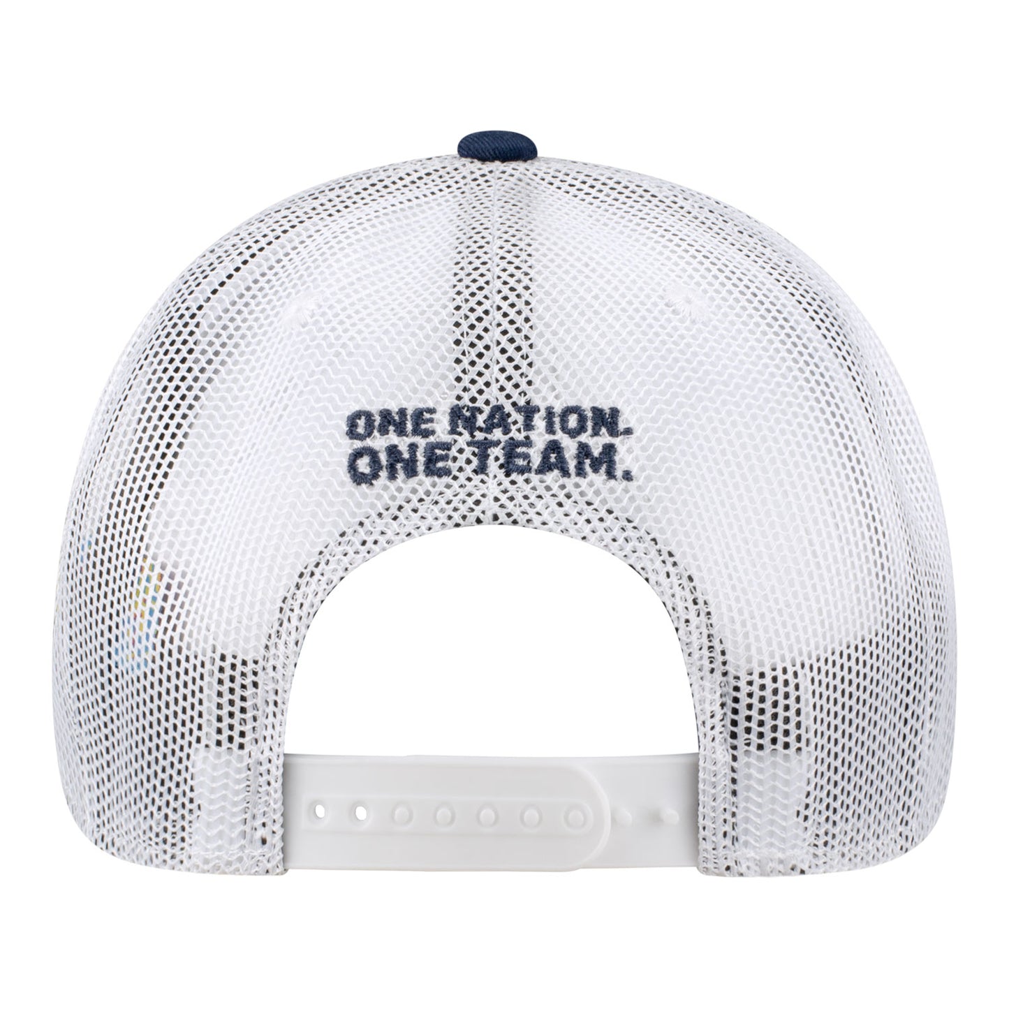 Adult Fan Ink USWNT Fog Navy Rope Trucker Hat