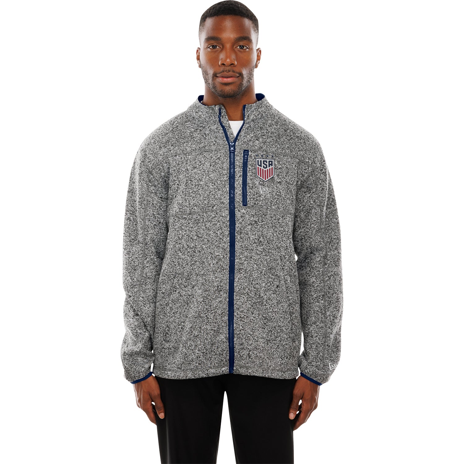 Unisex USWNT New Era Mock Neck Full Zip Jacket