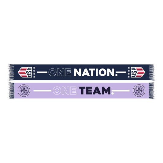 Ruffneck Racing Louisville x USWNT 2023 Scarf - Front View
