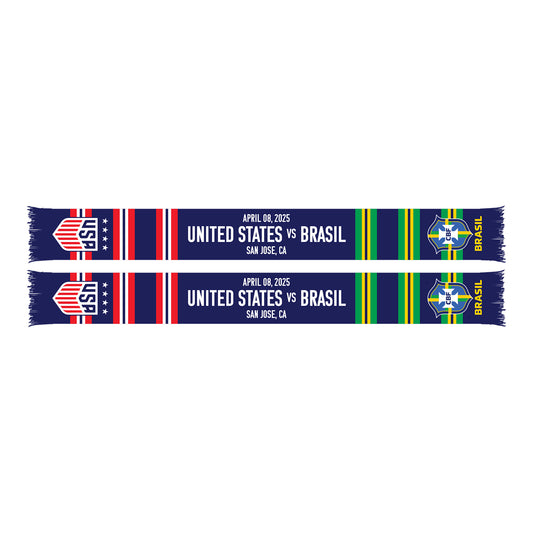 Ruffneck USWNT vs Brasil San Jose 2025 Match Up Scarf