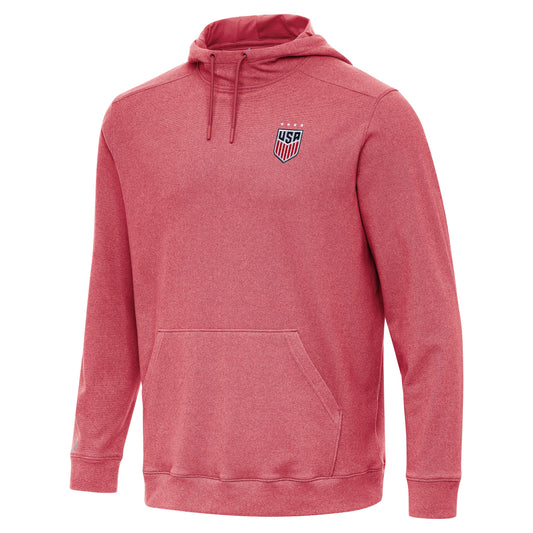 Unisex Antigua USWNT Cloud Red Pullover