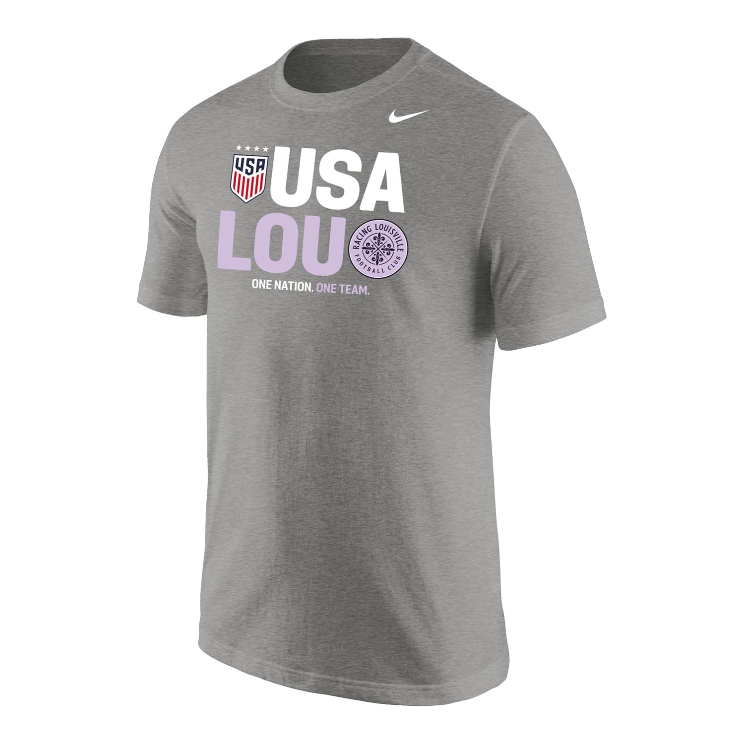 Hacer bien especificar plato Unisex Nike Racing Louisville x USWNT Grey Tee - Official U.S. Soccer Store