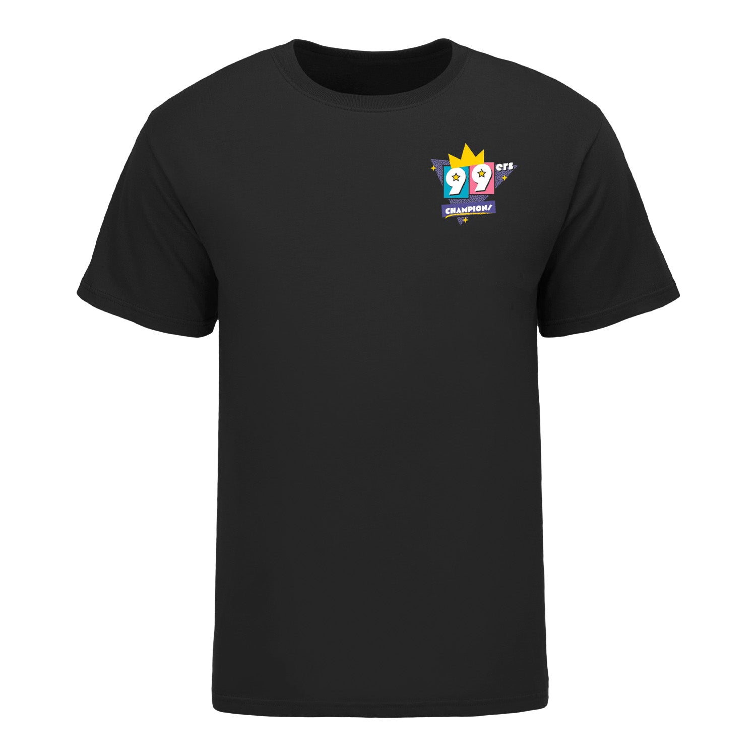 Unisex USWNT 99ers Retro Insiders Black Tee - Front View