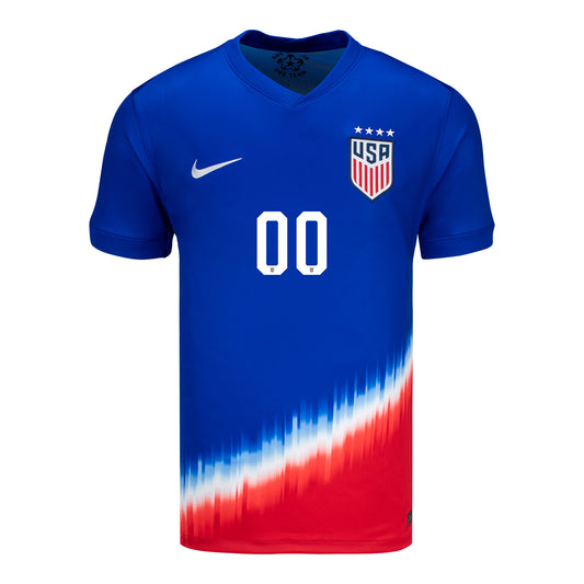 Men's Nike USWNT 2024 Personalized American Icon Away Stadium Jersey - Front View