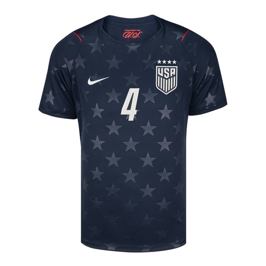 Men's Nike USWNT2026 Naomi Girma Away Stadium Jersey - Stars