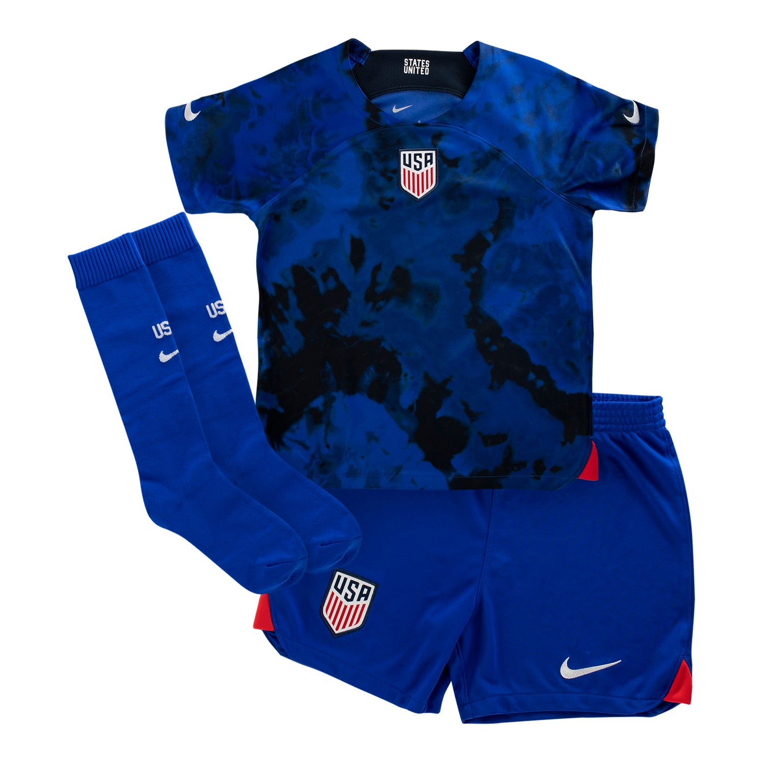 Nike USA 2022-23 Little Kid's Home Soccer Kit