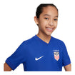 Youth Nike USWNT 2024 American Icon Away Match Jersey - Model View