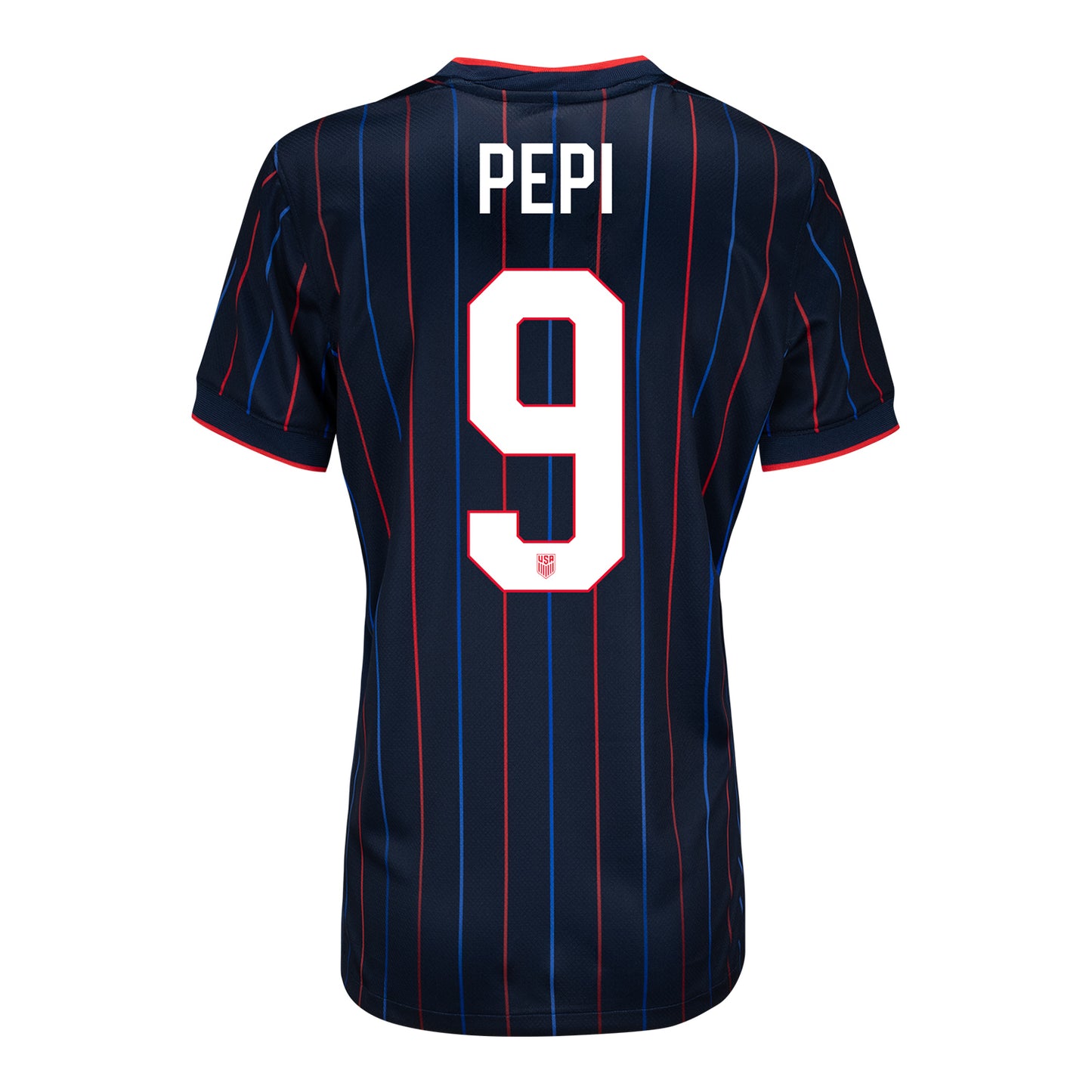 Women's Nike USMNT 2025 Personalized Heartbeat Away Stadium Jersey