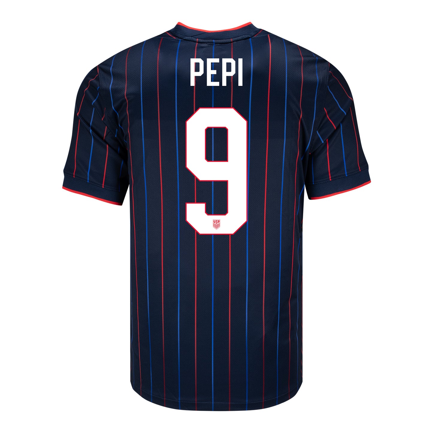 Men's Nike USMNT 2025 Personalized Heartbeat Away Stadium Jersey