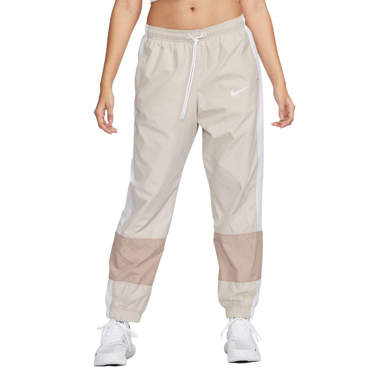 Women's Nike USA Trifecta Mid-Rise Stone Jogger - Front View