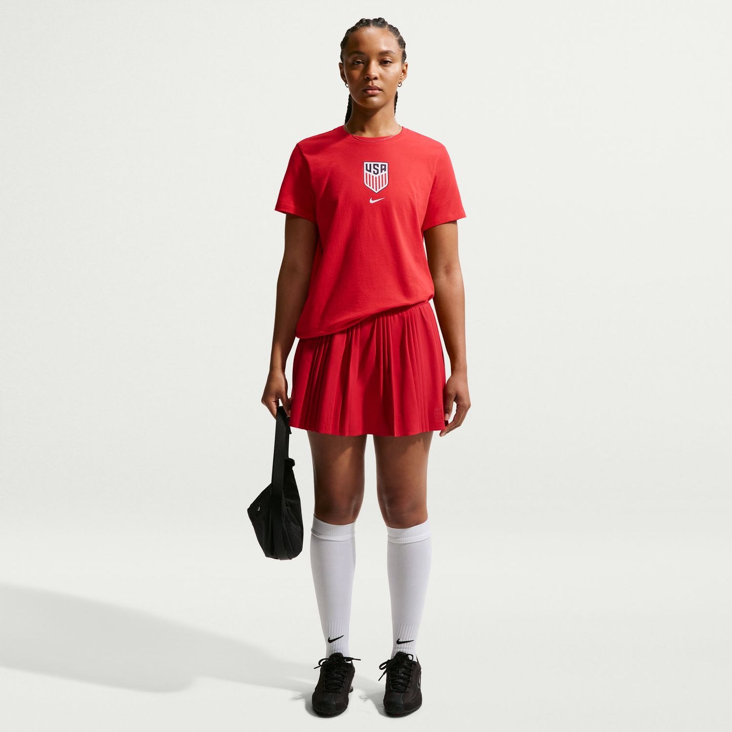 Women's Nike USMNT Crest Red T-Shirt