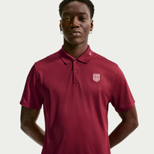 Men's Nike USMNT Victory Red Polo