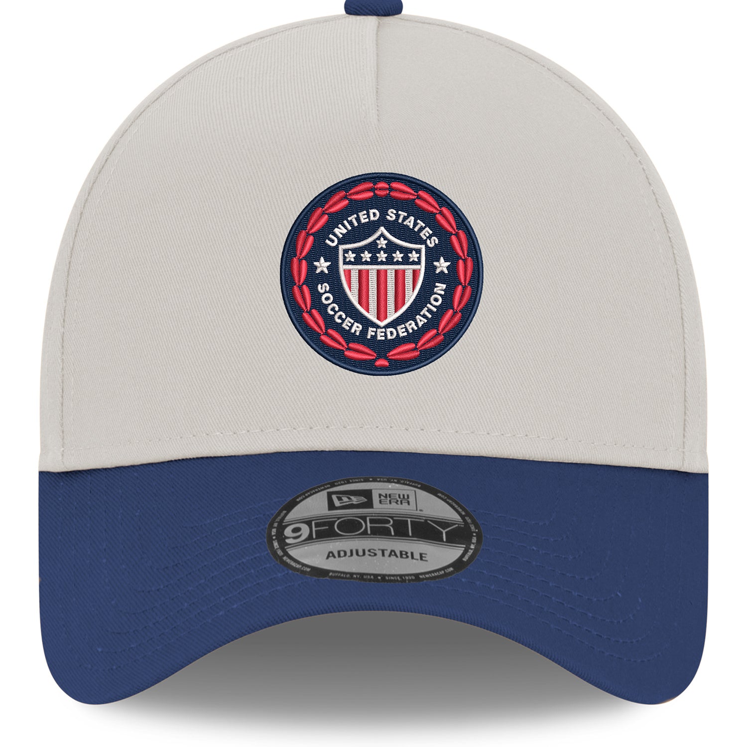 Adult New Era USA 9Forty Retro 1986 Crest Off-White Hat