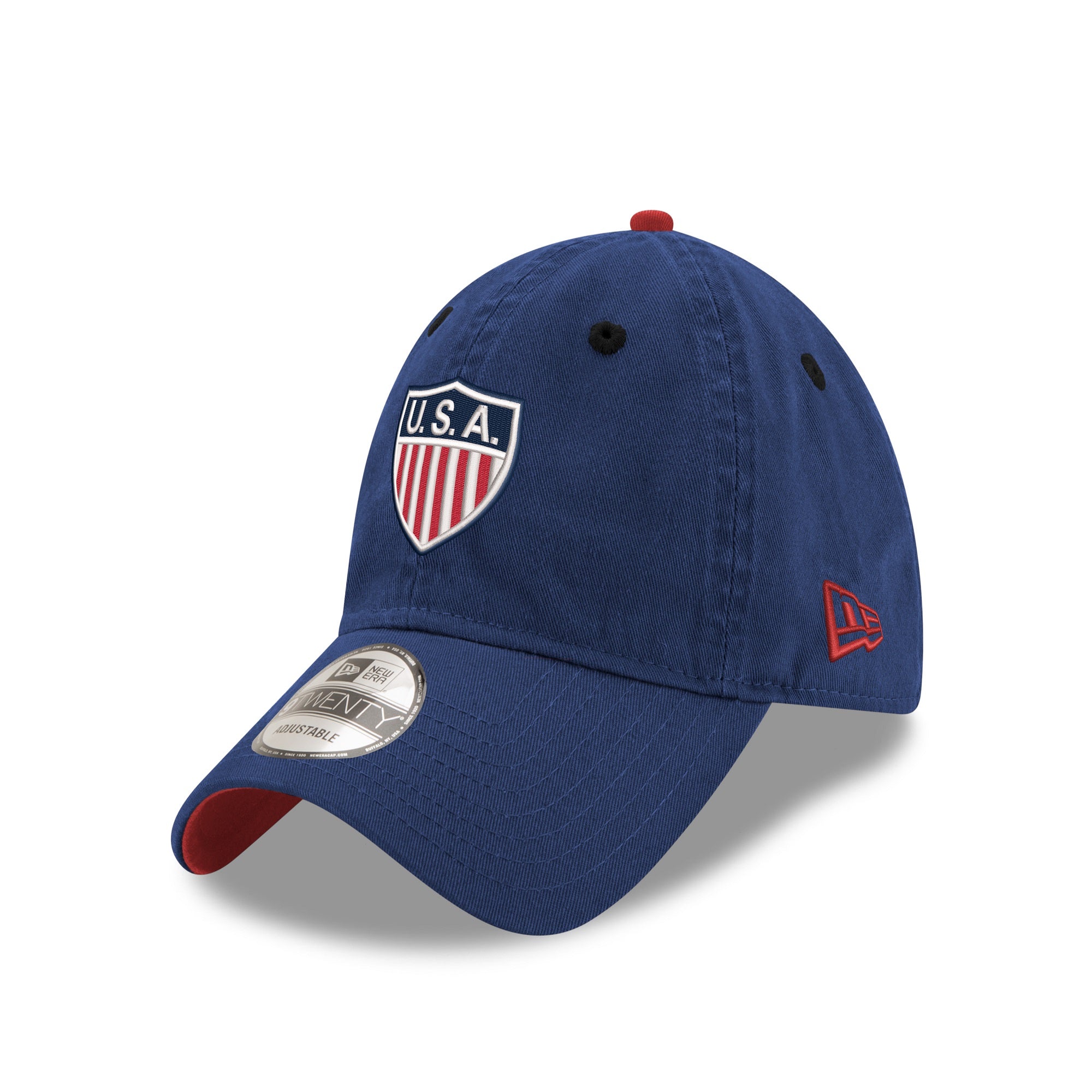 Adult New Era 9Twenty 1950 Retro Navy Hat - Left Side View