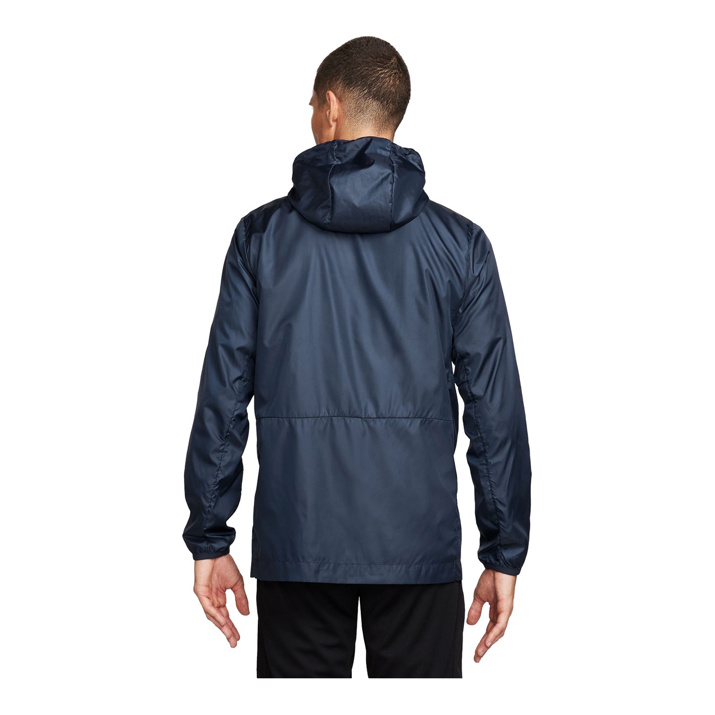 Men's Nike USA Academy Pro HD Navy Rain Jacket - Back View