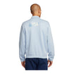 Men's Nike USA Club Fleece Harrington Blue Jacket - Back View