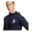 Men's Nike USA Strike Navy Track Jacket - Collar View
