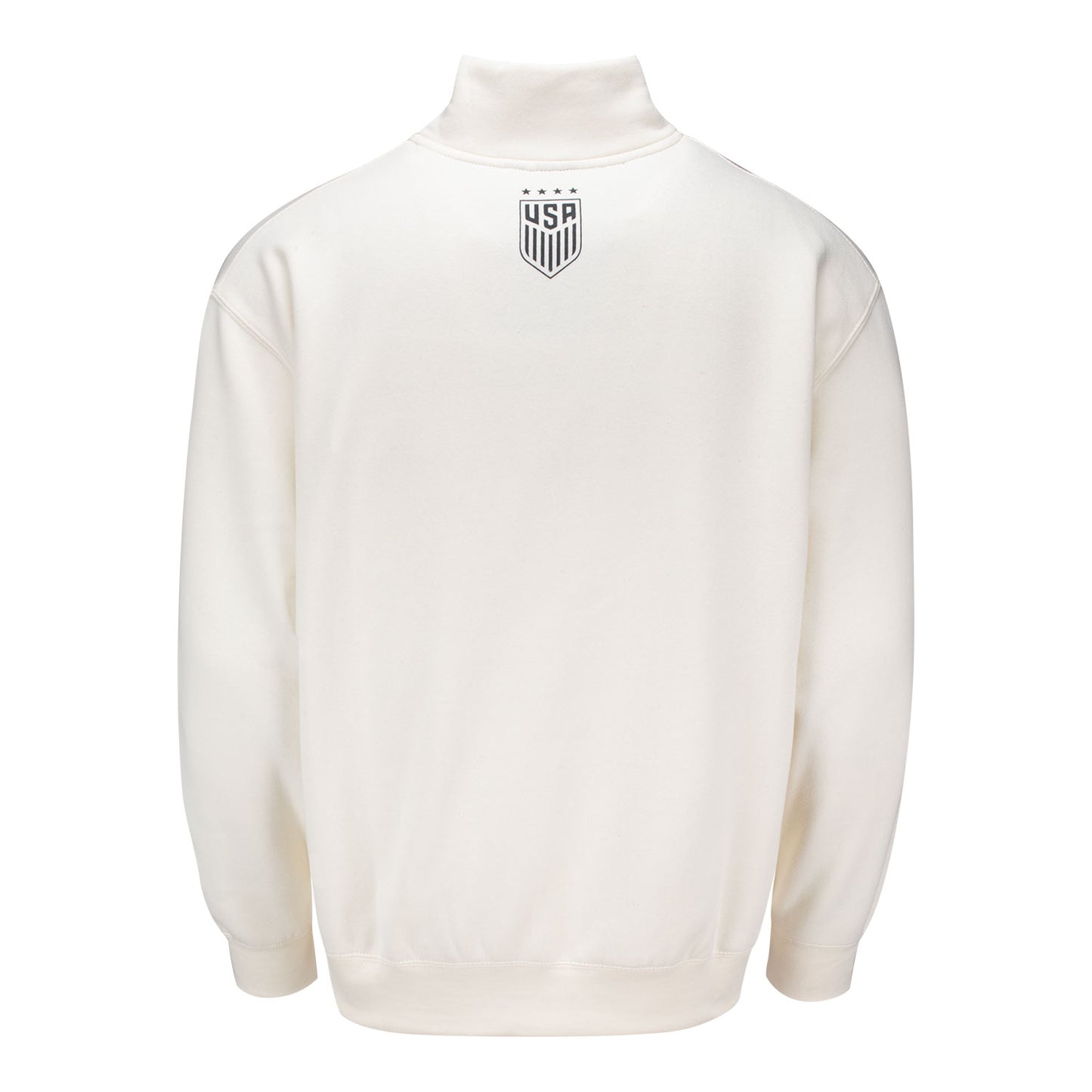 Unisex USWNT Off-White 1/2 Zip Sweatshirt