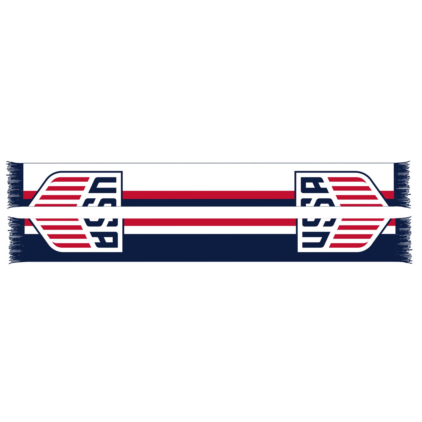 Ruffneck USMNT Split Crest Traditional Scarf