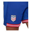 Men's Nike USA 2024 Stadium Home Blue Shorts - Logo View