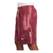 Men's Nike USA 8 Inch Red Fleece Shorts - Left Side View