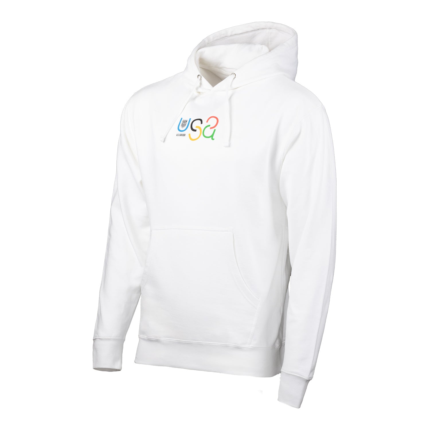 Unisex USA Ace White Hoodie - Front View