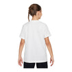 Youth Nike USA Character White Tee - Back View