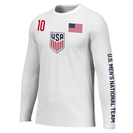 Unisex USMNT Christian Pulisic Long-Sleeve T-Shirt