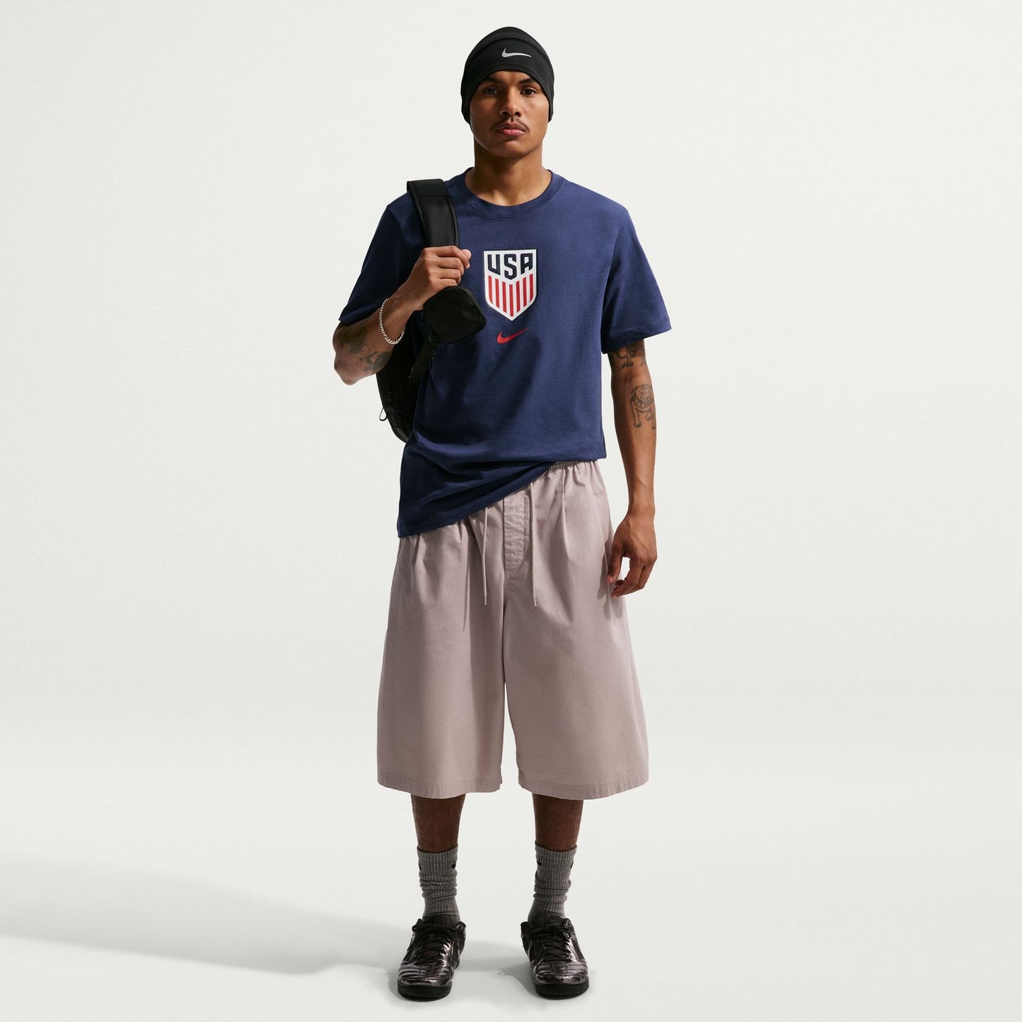 Unisex Nike USMNT Crest Navy T-Shirt