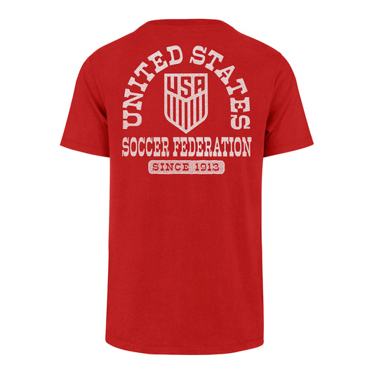 Unisex USMNT 47 Brand Canyon Franklin Red T-Shirt