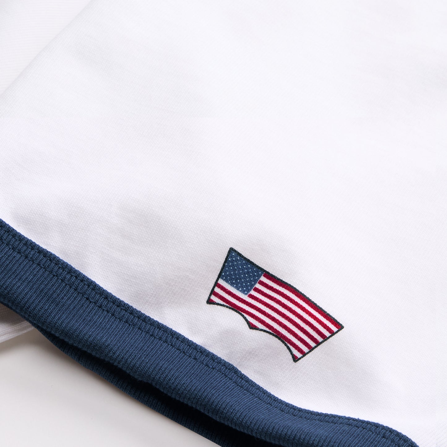 Levi's Unisex United States White Ringer T-Shirt