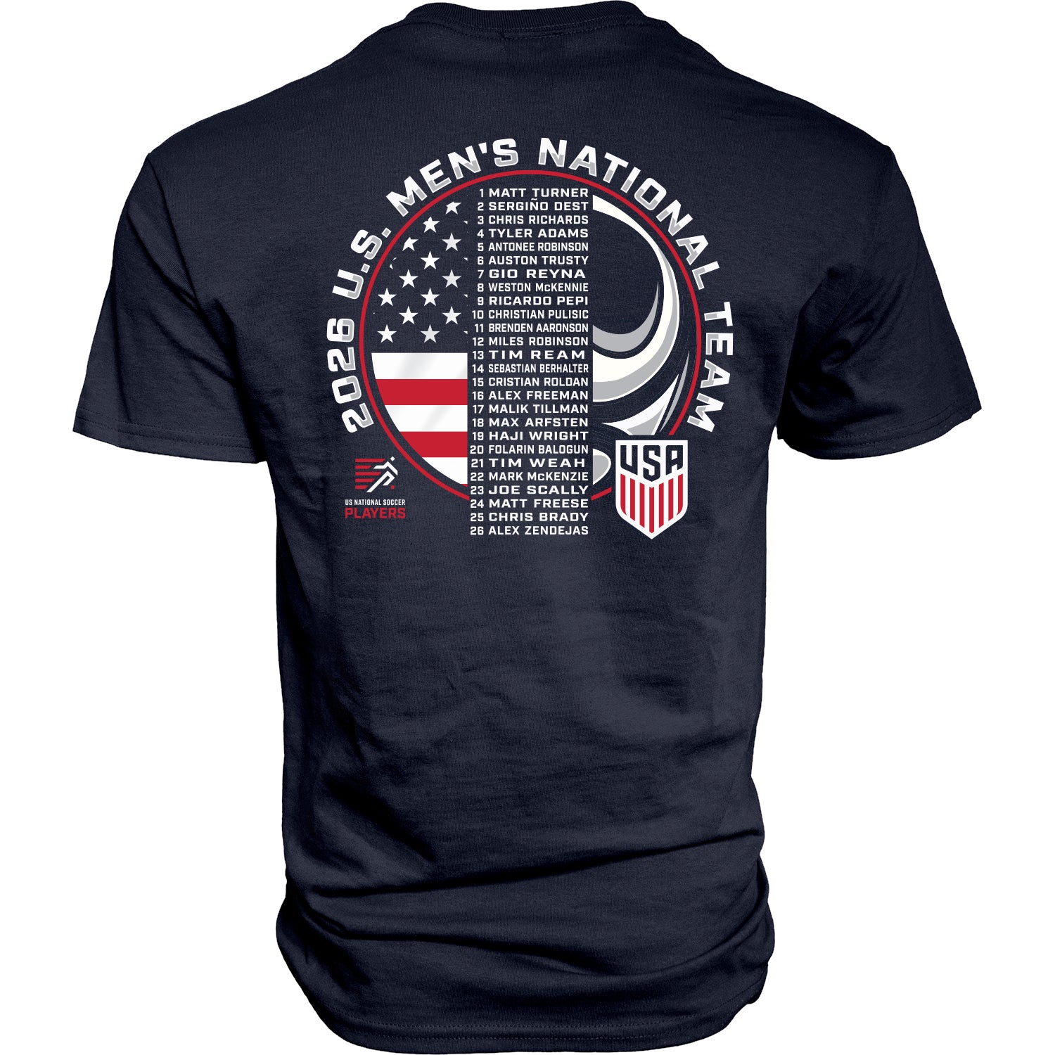 Unisex Blue 84 USMNT 2026 Roster T-Shirt – U.S. Soccer Store®