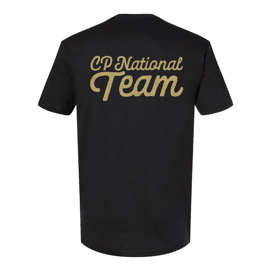 U.S. CP National Team Black Tee - Back View