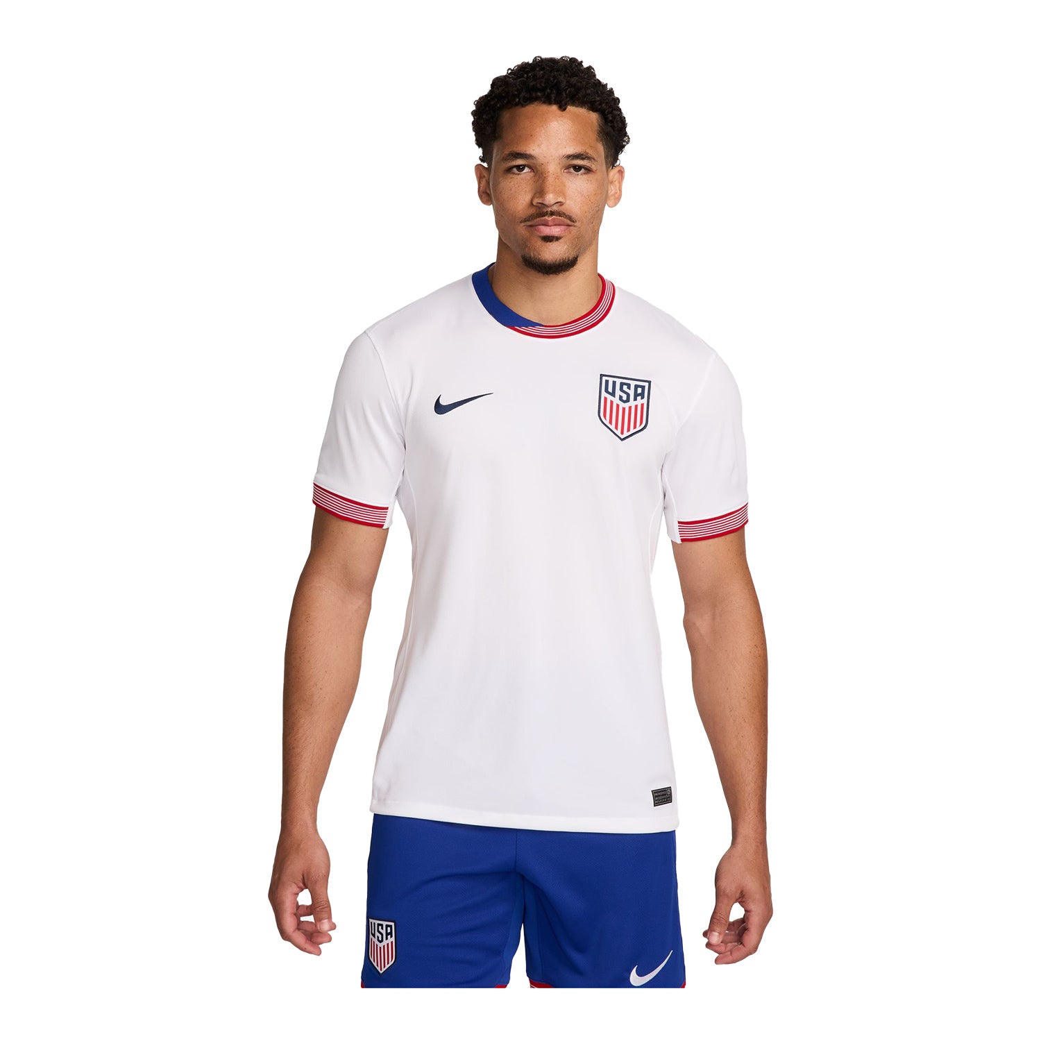 Men's Nike USMNT 2024 American Classic Home Stadium Jersey - Front Model View