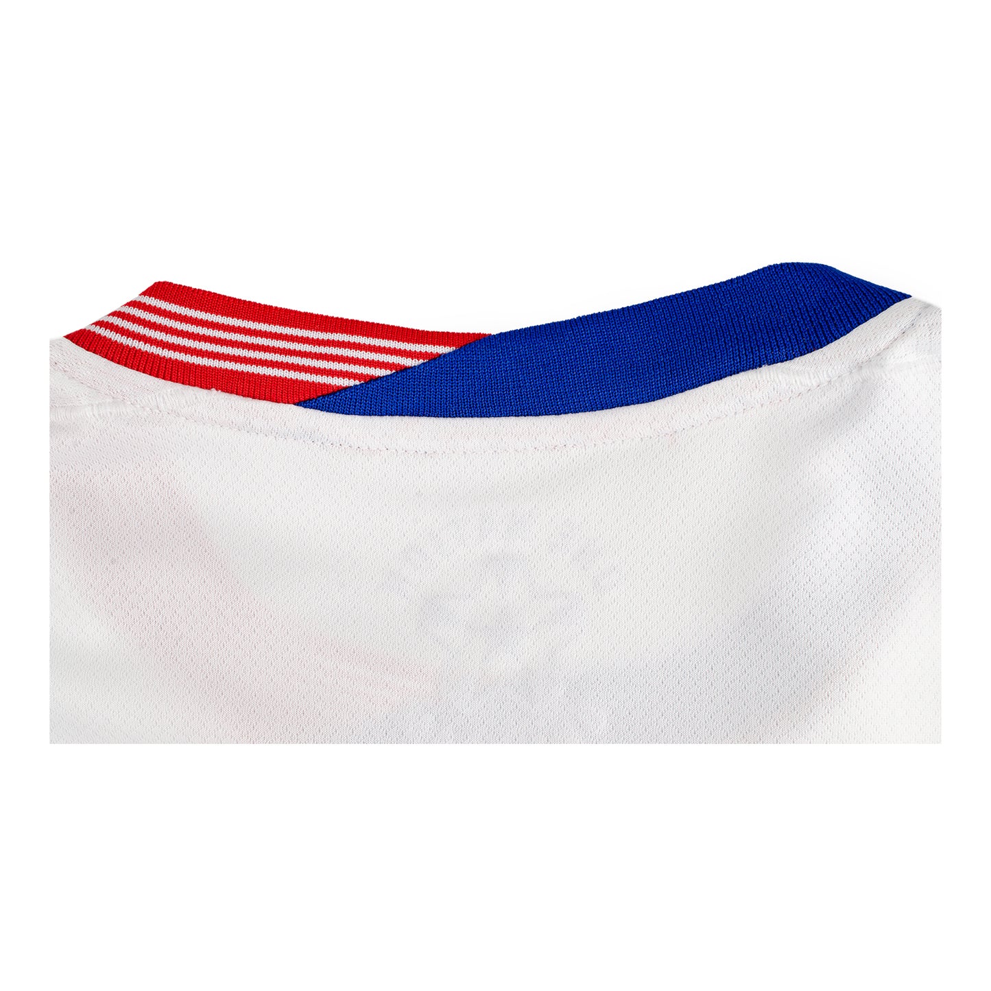 Youth Nike USMNT 2024 American Classic Home Stadium Long Sleeve Jersey - Collar View
