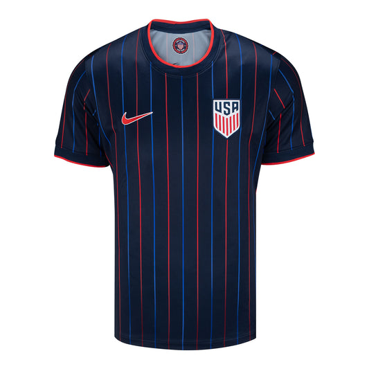 Men's Nike USMNT 2025 Personalized Heartbeat Away Stadium Jersey